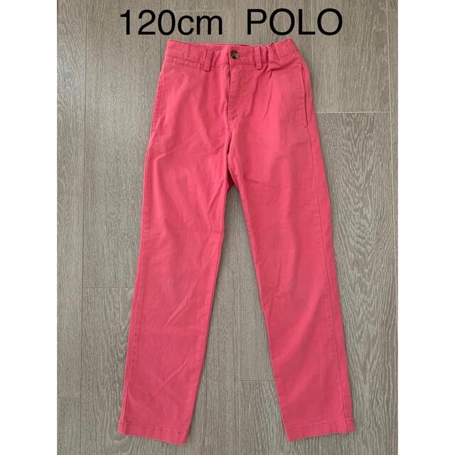 POLO RALPH LAUREN(ポロラルフローレン)の【120cm】POLO ピンクパンツ キッズ/ベビー/マタニティのキッズ服女の子用(90cm~)(パンツ/スパッツ)の商品写真