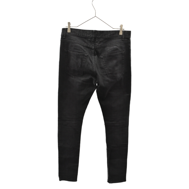 Saint Laurent(サンローラン)のSAINT LAURENT PARIS サンローランパリ 14AW CRUSH DENIM PANT 362284 Y859F ニークラッシュスキニーデニムパンツ ブラック メンズのパンツ(デニム/ジーンズ)の商品写真