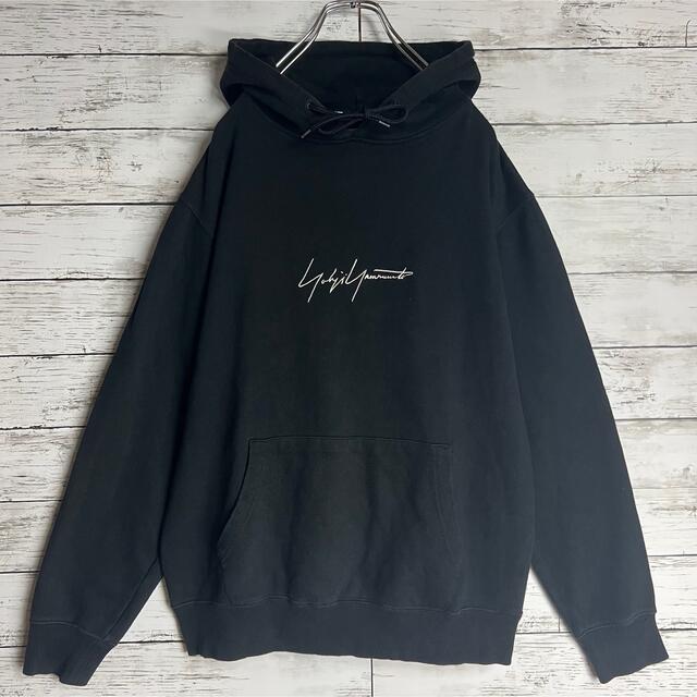 【即完売】 Yohji Yamamoto New Era コラボ 刺繍 パーカー 2
