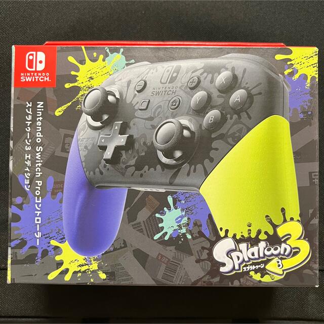 Nintendo Switch(ニンテンドースイッチ)のNintendo Switch Proコントローラー スプラトゥーン3 新品 エンタメ/ホビーのゲームソフト/ゲーム機本体(その他)の商品写真