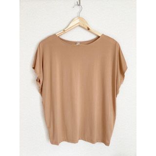 ユニクロ(UNIQLO)のドレープクルーネックT（半袖）(Tシャツ(半袖/袖なし))