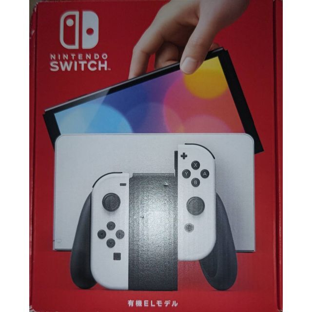 Nintendo Switch(ニンテンドースイッチ)の新品 未使用　Nintendo Switch 本体　有機ELモデル　ホワイト エンタメ/ホビーのゲームソフト/ゲーム機本体(家庭用ゲーム機本体)の商品写真