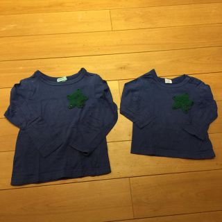 ハッカベビー(hakka baby)のhakka baby 、hakka kids  80㎝と110㎝(Tシャツ/カットソー)