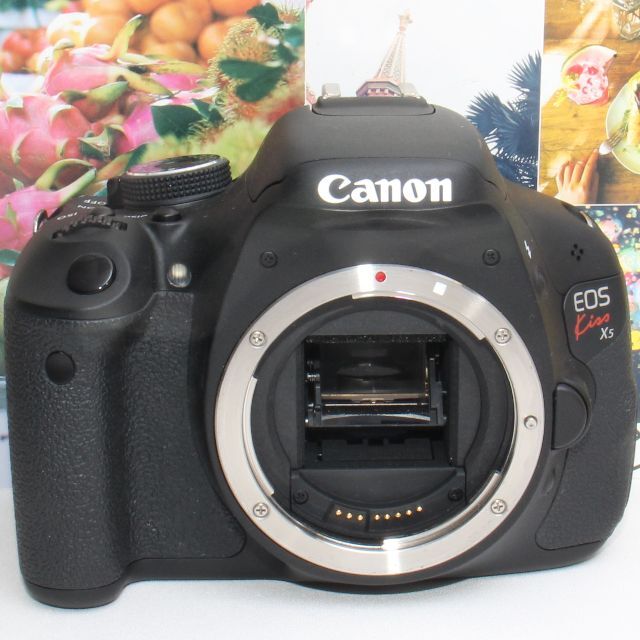 標準レンズ28-80mm❤️新品カメラバック付❤️Canon EOS kiss x5 超望遠ダブルレンズ