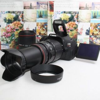 Canon - ❤️新品カメラバック付❤️Canon EOS kiss x5 超望遠ダブルレンズ