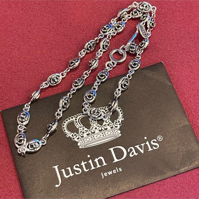 新品◆JUSTIN DAVIS◆QE2 CHAIN◆クラウンチェーン◆40cm◆