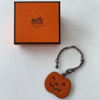 HERMES エルメス　チャーム　ハロウィン　かぼちゃ　オバケ