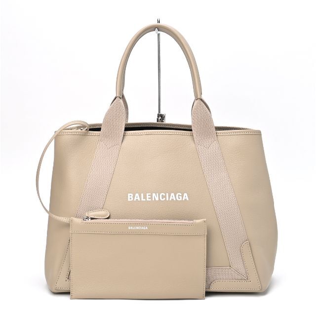 【ラッピング不可】  Balenciaga - S-152024 M【中古】商品番号 ネイビーカバス  バレンシアガ トートバッグ