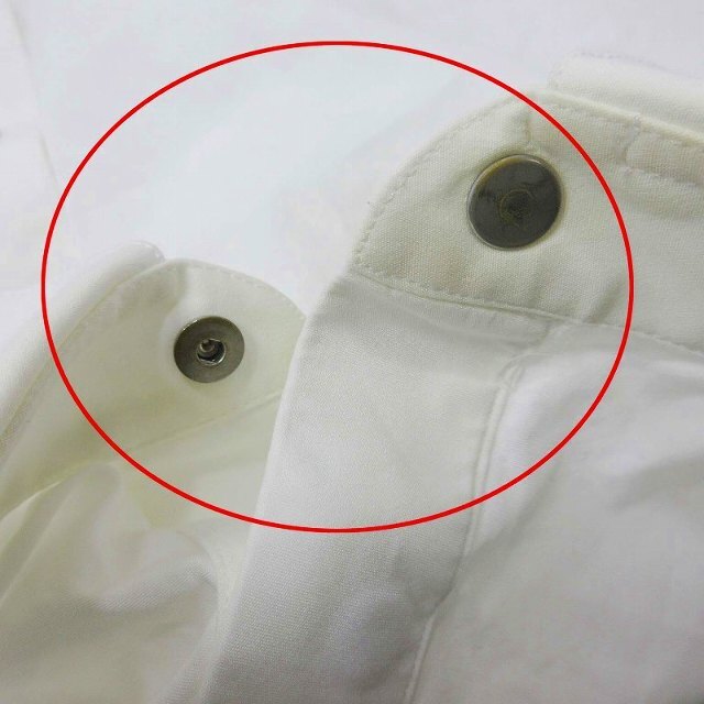 DIOR HOMME(ディオールオム)のディオールオム CDロゴ メタル スナップ ボタン ドレスシャツ 長袖 43 メンズのトップス(シャツ)の商品写真