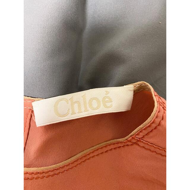 Chloe(クロエ)のChloe クロエ　シアーシャツ レディースのトップス(シャツ/ブラウス(半袖/袖なし))の商品写真