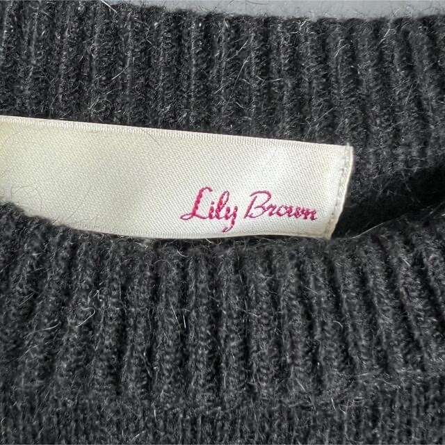 Lily Brown(リリーブラウン)のリリーブラウン  刺繍ニットプルオーバー レディースのトップス(ニット/セーター)の商品写真