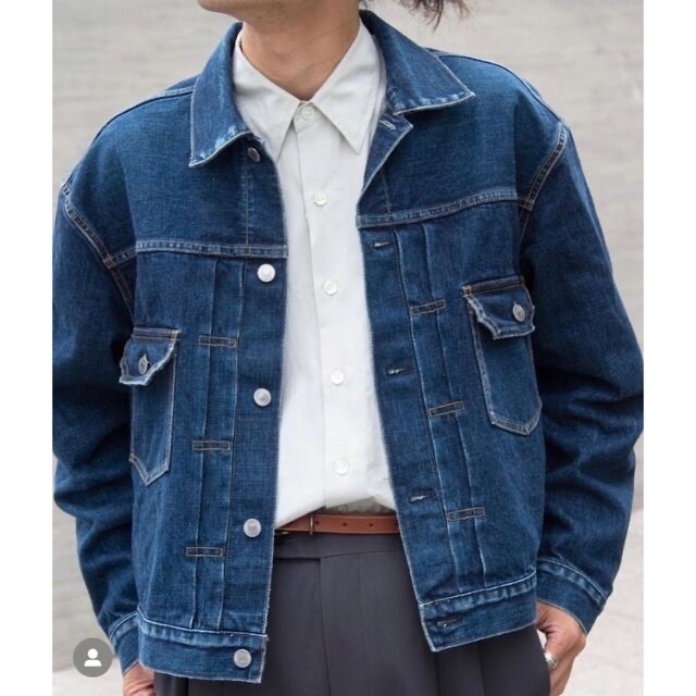 保障できる a.presse 2nd デニムジャケット 46 アプレッセ Gジャン+