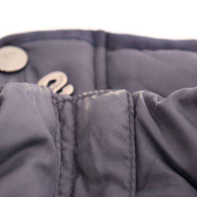 DESIGUAL(デシグアル)のDesigual　デシグアル　フード付きダウンジャケット　レディース　紺　M レディースのジャケット/アウター(ダウンベスト)の商品写真