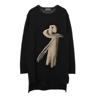 ヨウジヤマモト(Yohji Yamamoto)のYohji Yamamoto オリジナルパターン ロングニット(ニット/セーター)