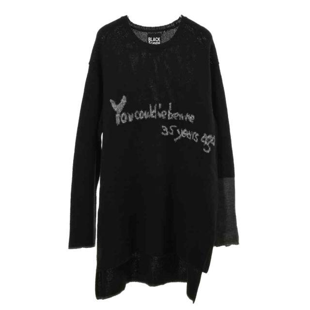 Yohji Yamamoto BLACK Scandal  ロング ニット