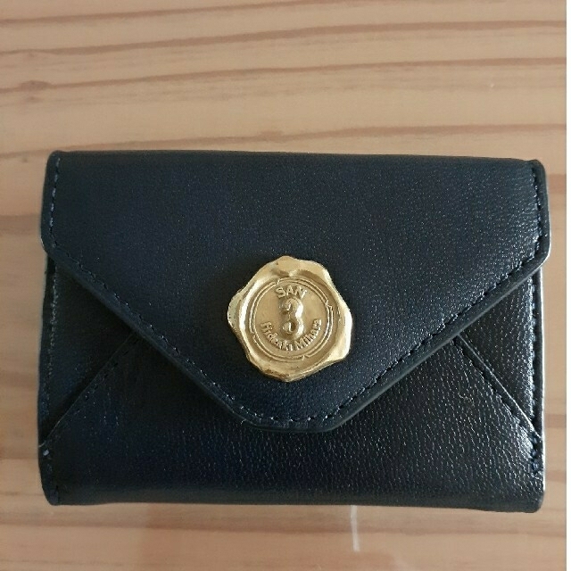 サンヒデアキミハラ　ネイビー　財布