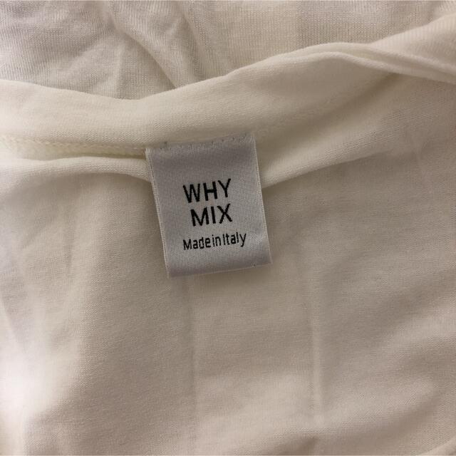 チェック　ホワイト　WHYMIX