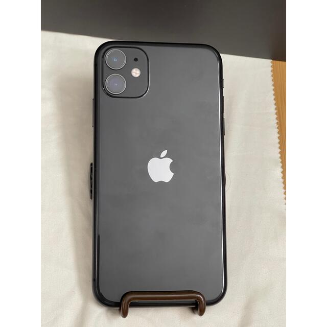 iPhone(アイフォーン)のアップル iPhone11 64GB ブラック スマホ/家電/カメラのスマートフォン/携帯電話(スマートフォン本体)の商品写真