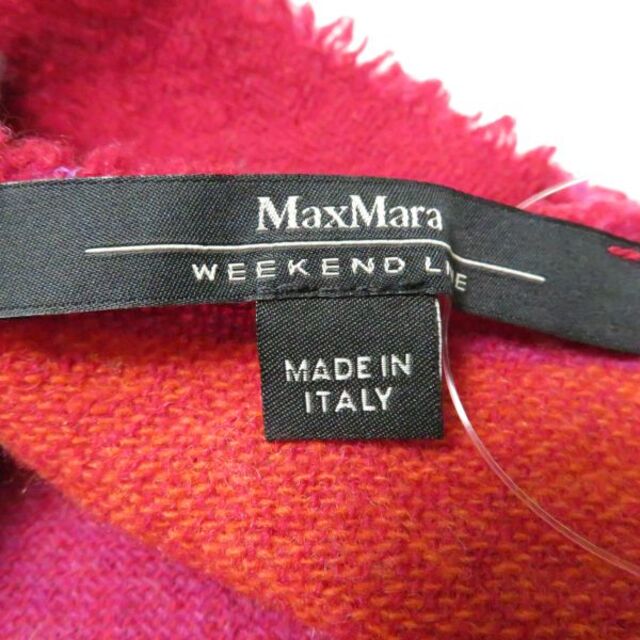 Max Mara(マックスマーラ)の マックスマーラ ストール 1点 オレンジ系 ウール100％ AY2598A56 レディースのファッション小物(ストール/パシュミナ)の商品写真