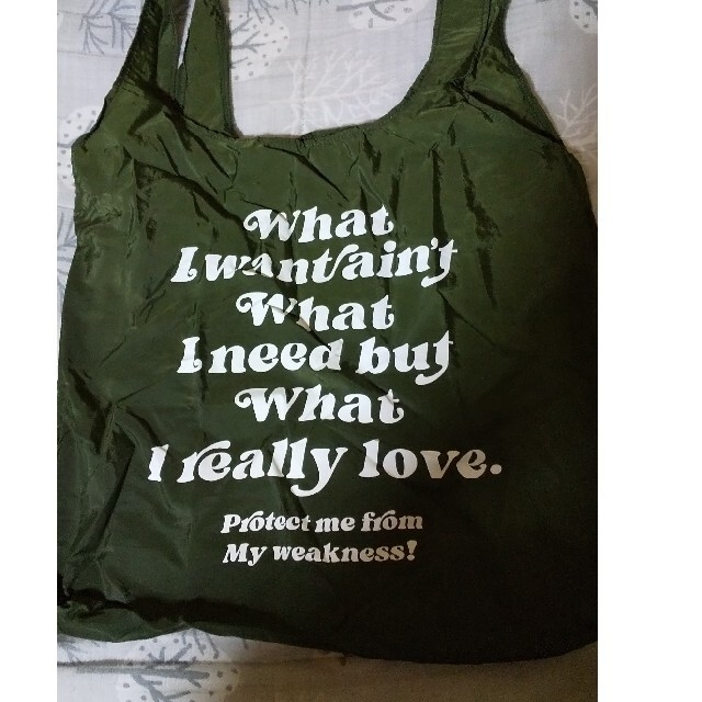 新品 My Weakness エコバッグ オリーブ ともさかりえの通販 by 新品 My Weakness エコバッグ オリーブ ともさかりえの通販 by