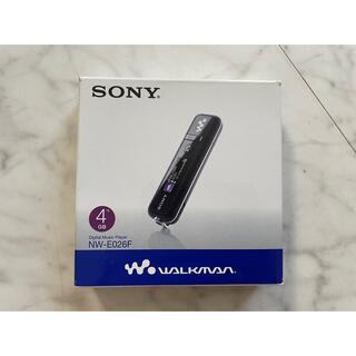SONY ウォークマン Eシリーズ NW-E026F WN 4GB ブラック