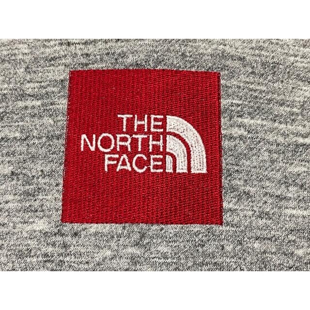 【THE NORTH FACE】直営店限定 ボックスロゴ パーカー グレー