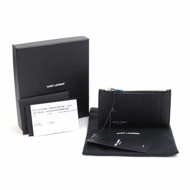 SAINT LAURENT(サンローラン)のサンローラン【YVES SAINT LAURENT】ジップカードケース レディースのファッション小物(名刺入れ/定期入れ)の商品写真
