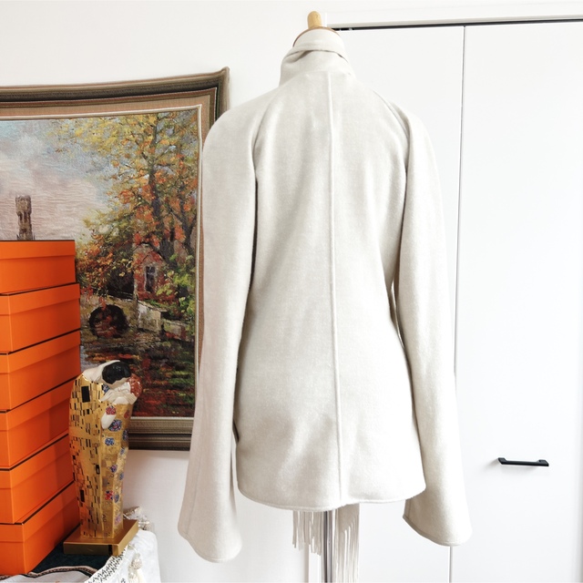 激安の Hermes - 美品 HERMESエルメス カシミヤ ダブルフェイス