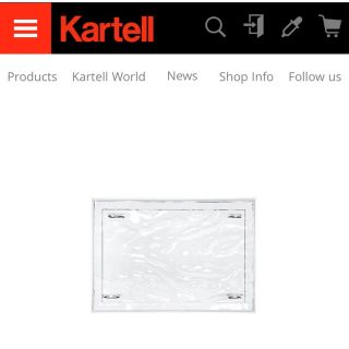 2枚セット　kartell カルテル  デューン　クリスタル(その他)