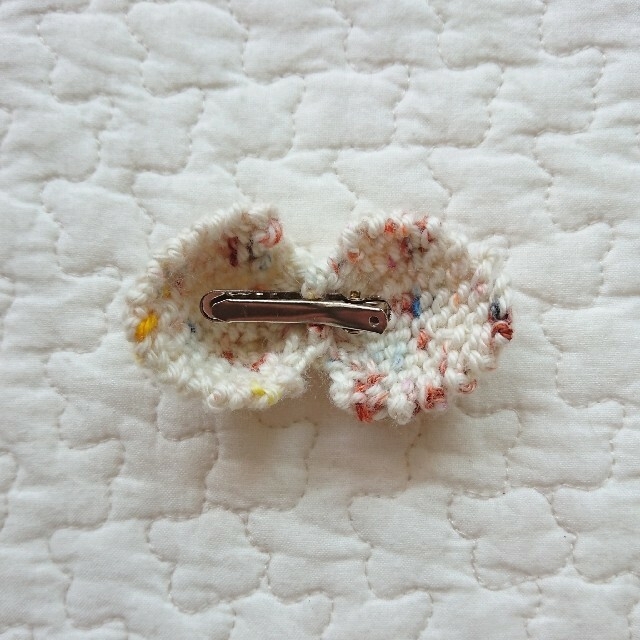 リボンニットヘアピン&ゴム  misha & puff confetti16 ハンドメイドのハンドメイド その他(その他)の商品写真