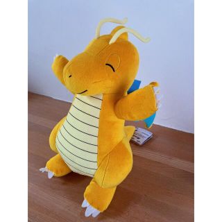 ポケモン(ポケモン)のポケットモンスター　しっぽみてみて！　めちゃでかカイリュー　ぬいぐるみ(キャラクターグッズ)