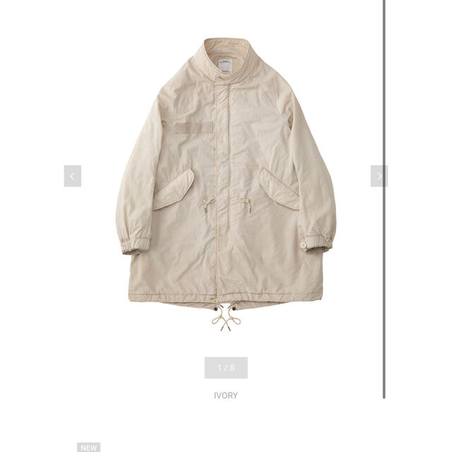 VISVIM(ヴィスヴィム)のvisvim SIX-FIVE FISHTAIL PARKA IVORY 1  メンズのジャケット/アウター(モッズコート)の商品写真