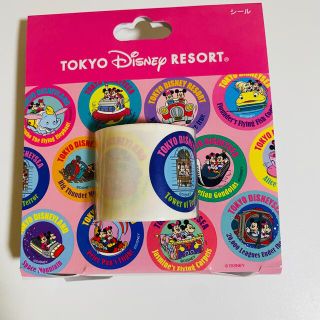 東京ディズニーリゾート　レトロアトラクション　ロールシールステッカー(キャラクターグッズ)