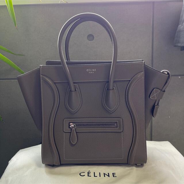 路面店限定 CELINE セリーヌ ラゲージ マイクロショッパー スリ バッグ