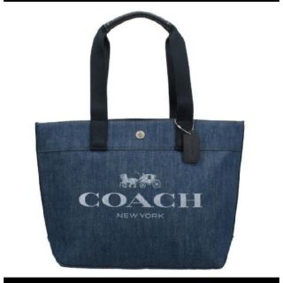 コーチ(COACH)のcoachデニムトートバッグ(トートバッグ)