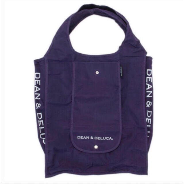 DEAN & DELUCA(ディーンアンドデルーカ)のDEAN&DELUCA エコバック 京都店限定 紫色 ショッピングバッグ レディースのバッグ(エコバッグ)の商品写真
