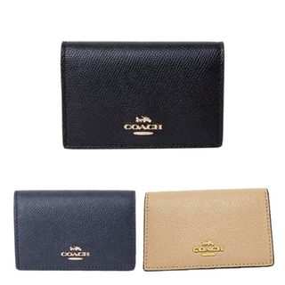 コーチ(COACH)のコーチ COACH カードケース 名刺入れ レザー　87731　IMBLK(名刺入れ/定期入れ)