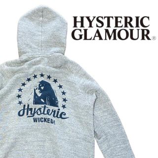 ヒステリックグラマー パーカーの通販 2,000点以上 | HYSTERIC GLAMOUR 商品をSale価格 ガールワッペン刺繍ロゴパーカー❗ GLAMOUR ☆美品レア‼️HYSTERIC パーカー