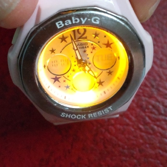 Baby-G(ベビージー)のCASIO　カシオベビーG　　BGA-104　電池新品　10月4日　交換済み レディースのファッション小物(腕時計)の商品写真
