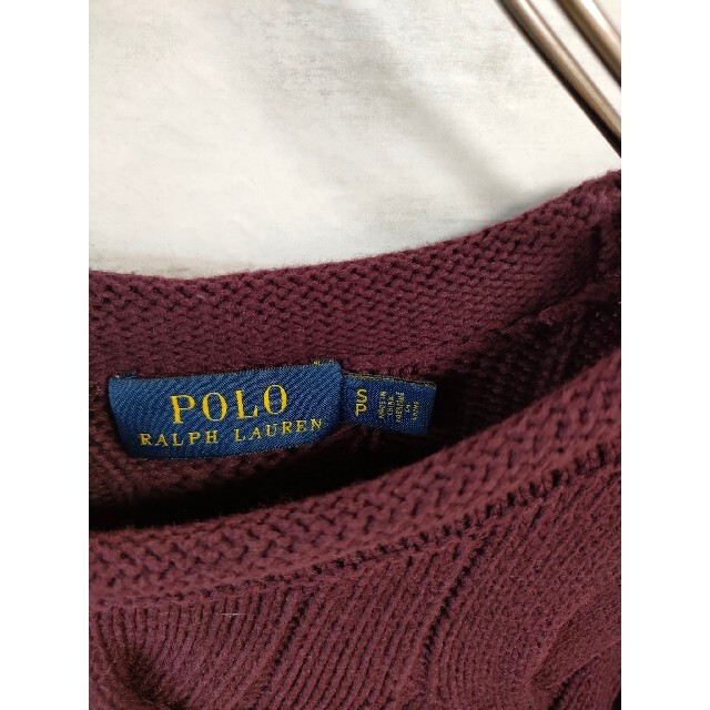 POLO RALPH LAUREN(ポロラルフローレン)のポロラルフローレン　ケーブルニット　セーター　ポロベア　ジャケット レディースのトップス(ニット/セーター)の商品写真