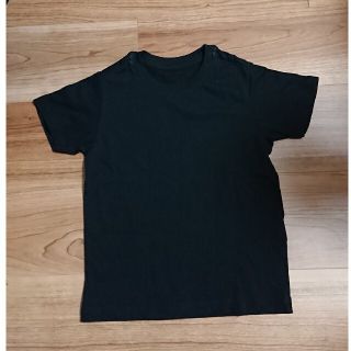 ユニクロ(UNIQLO)のUNIQLO Tシャツ (110、黒、無地)(Tシャツ/カットソー)