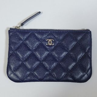 シャネル(CHANEL)のシャネル　マトラッセ　ミニ　ポーチ　キャビアスキン(ポーチ)