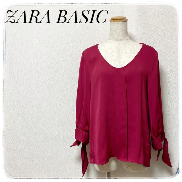 66 ZARA ザラ BASIC ベーシック ブラウス シャツ トップス