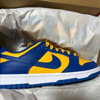 ナイキ(NIKE)のナイキ　ダンク　ロー　ブルー　イエロー(スニーカー)