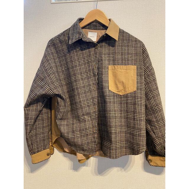 Ameri VINTAGE(アメリヴィンテージ)のameri vintage  チェックシャツジャケット レディースのトップス(シャツ/ブラウス(長袖/七分))の商品写真