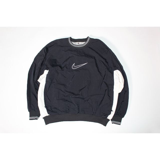 NIKE TRACK JACKET SIZE L BLACKナイロンジャケット