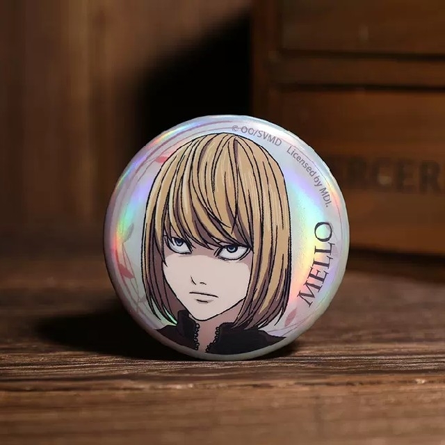 DEATH NOTE デスノート 中国限定 メロ オーロラ 缶バッジの通販 DEATH NOTE デスノート 中国限定 メロ オーロラ 缶バッジの通販