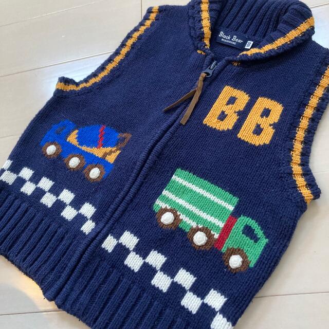 レア⭐︎ミキハウス カウチンセーター マルチカラー立体モチーフニット