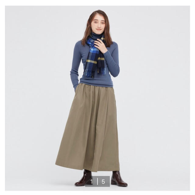 UNIQLO(ユニクロ)のユニクロ　ロングスカート レディースのスカート(ロングスカート)の商品写真