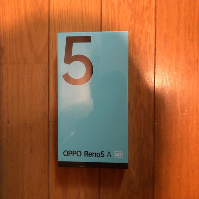 スマートフォン携帯電話OPPO Reno5 A eSIM A103OP アイスブルー